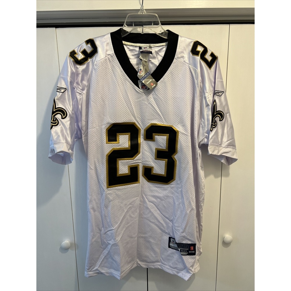 NWT Reebok NFL New Orleans Saints PIERRE THOMAS #23‎ Jersey, Sz 50 STITCHED